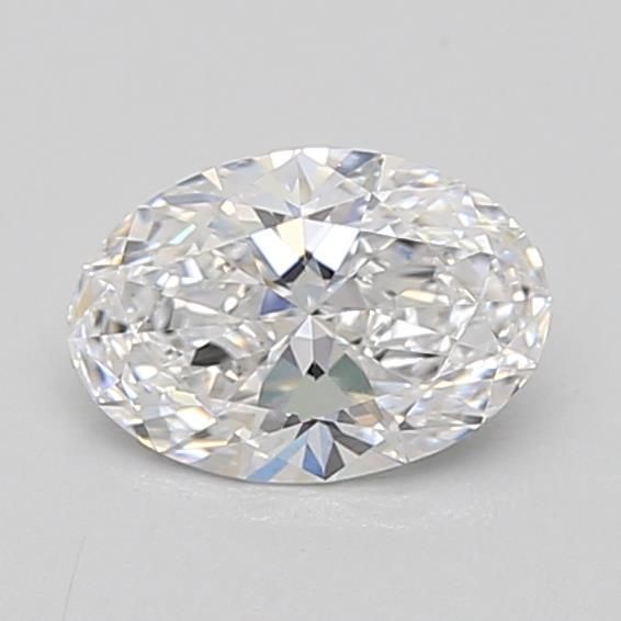 0.54 Carat OVAL D VVS1 EXCELLENT Lab Diamond
