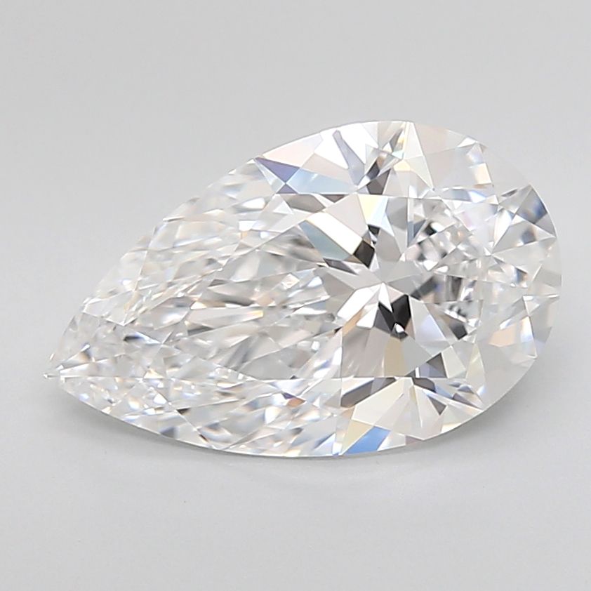 2.84 Carat PEAR D VVS1 EXCELLENT Lab Diamond