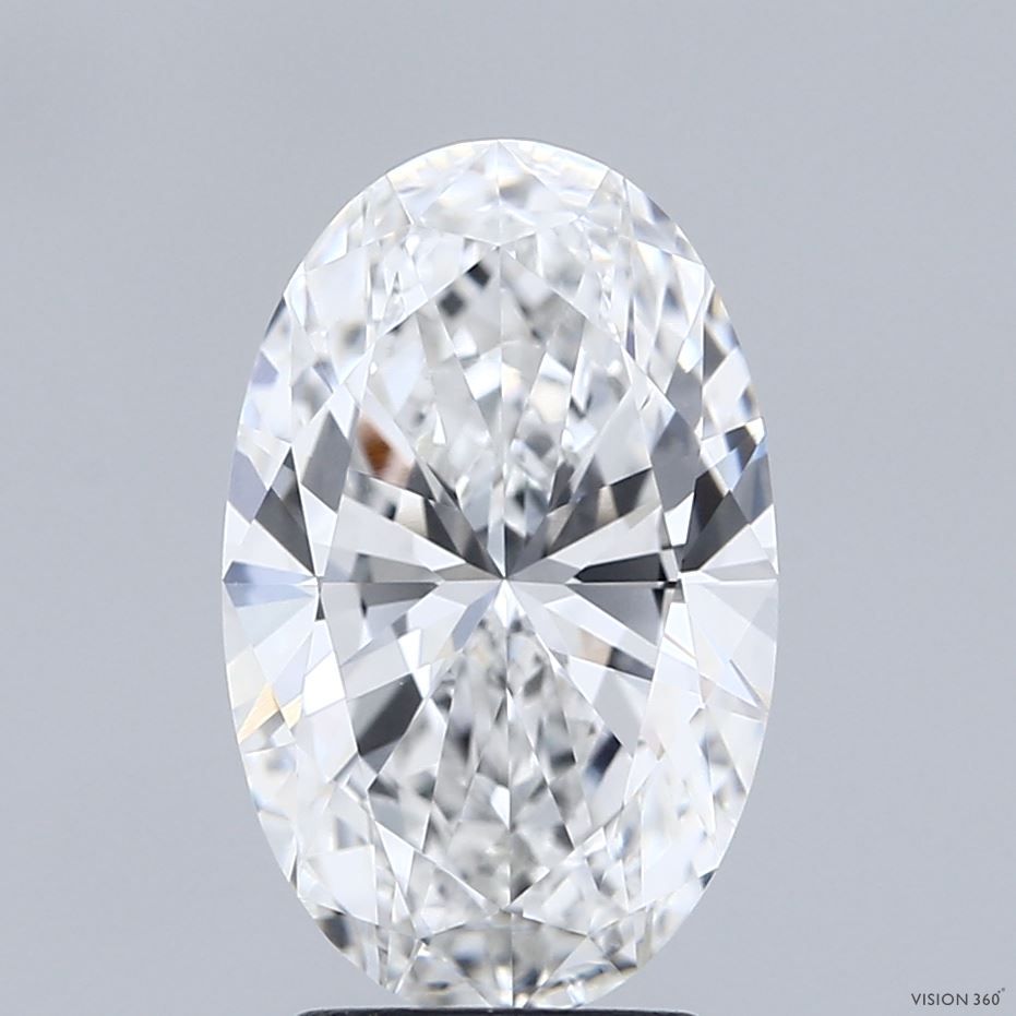 3 Carat OVAL E VVS2 EXCELLENT Lab Diamond