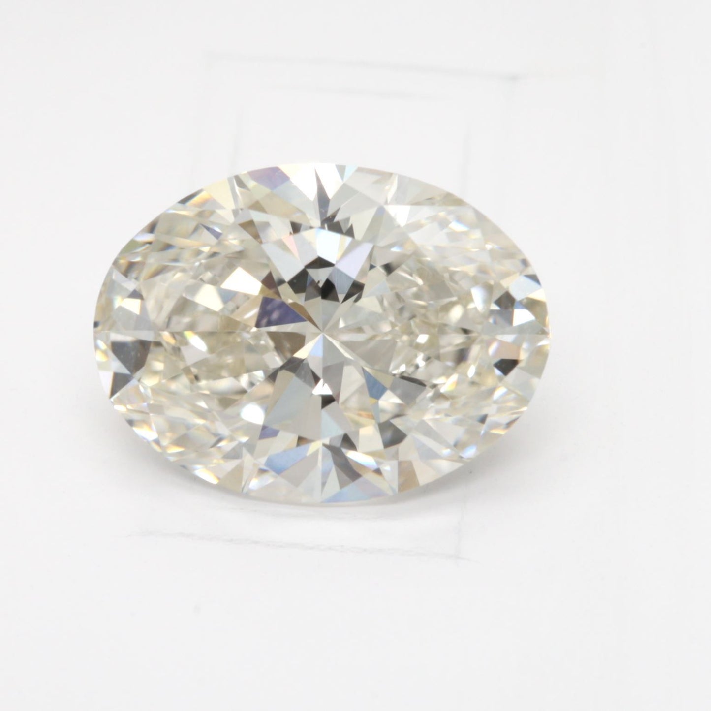3.09 Carat OVAL H VS1 EXCELLENT Lab Diamond