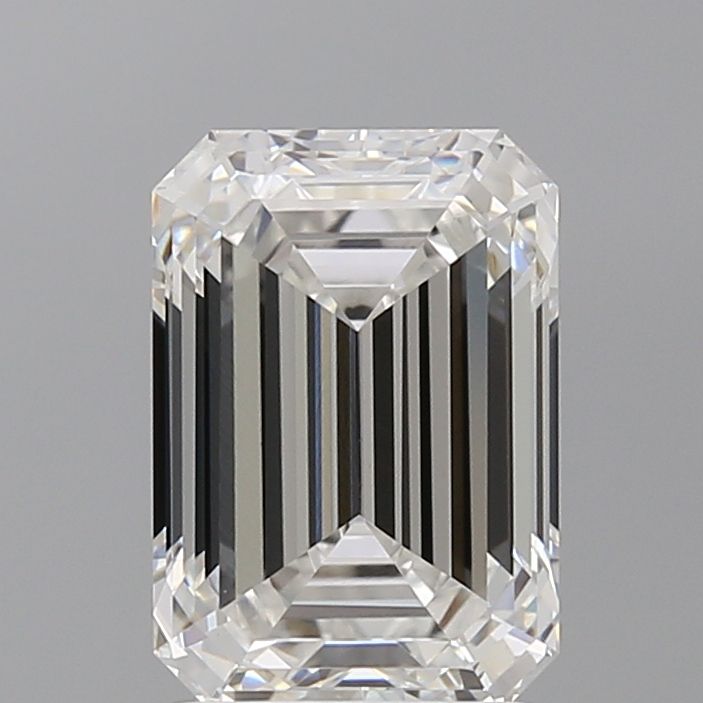 2.45 Carat EMERALD E VVS2 EXCELLENT Lab Diamond