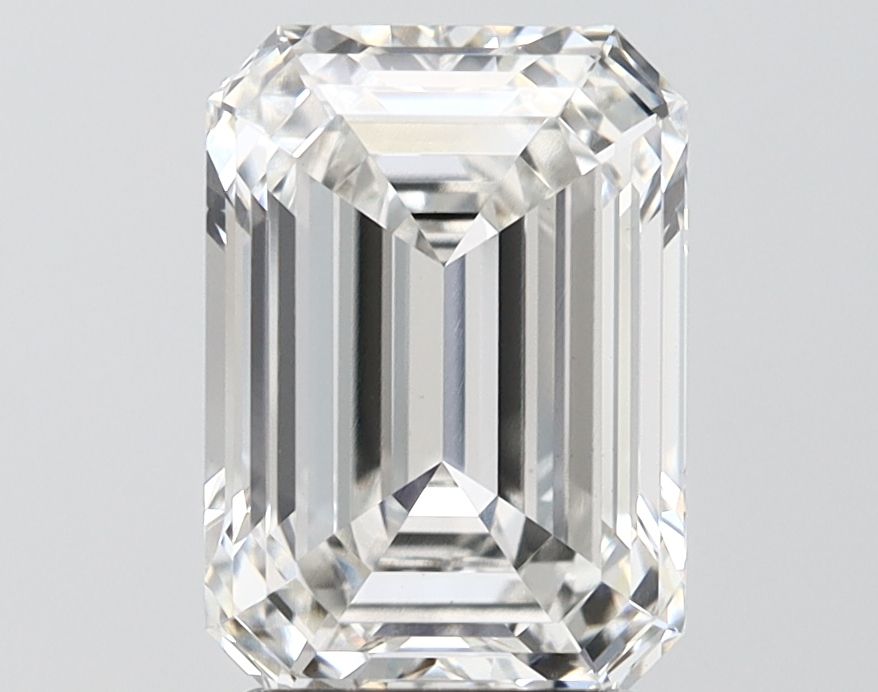 3.04 Carat EMERALD G VVS2 EXCELLENT Lab Diamond