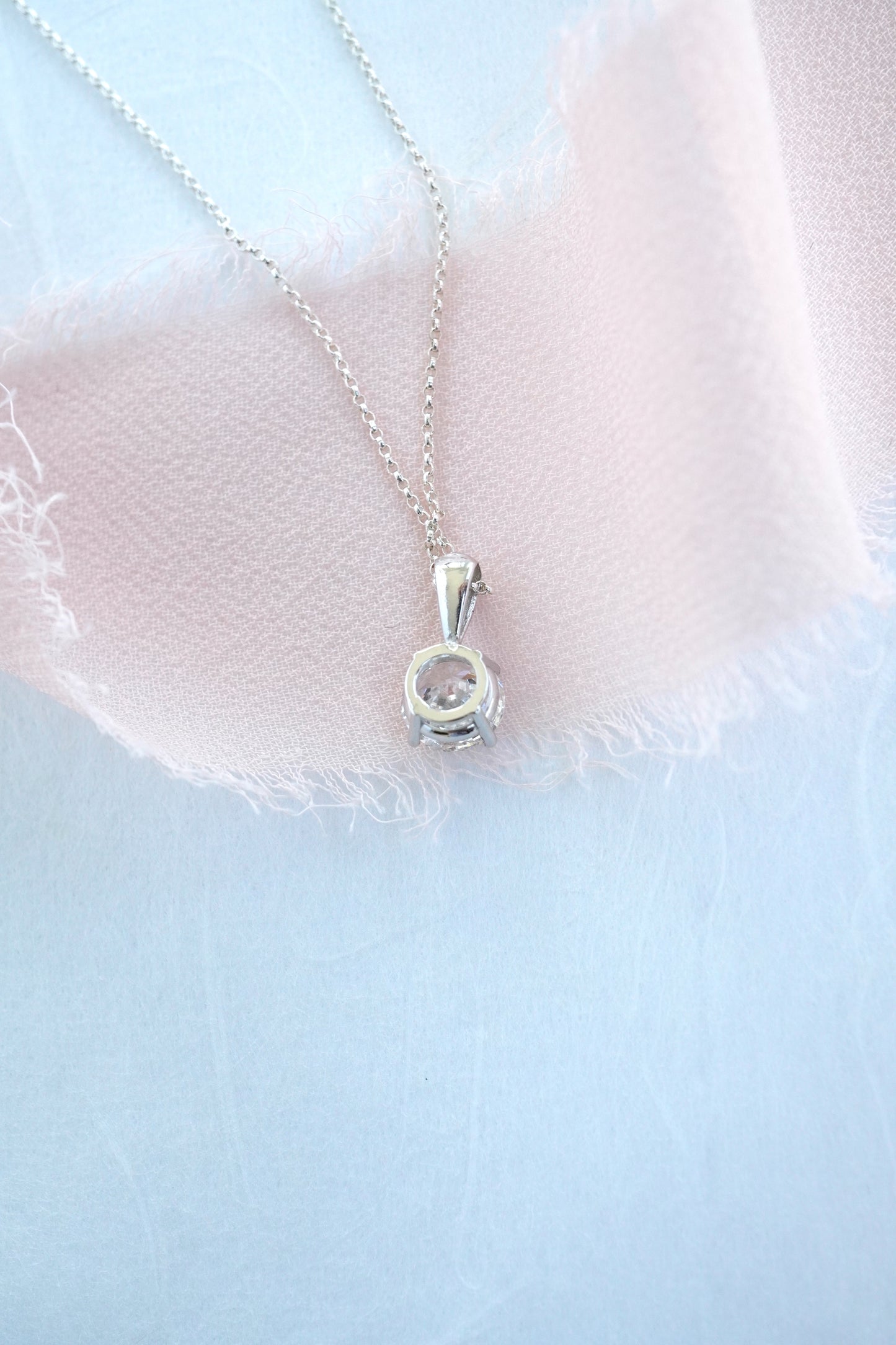 Diamond Solitaire Necklace
