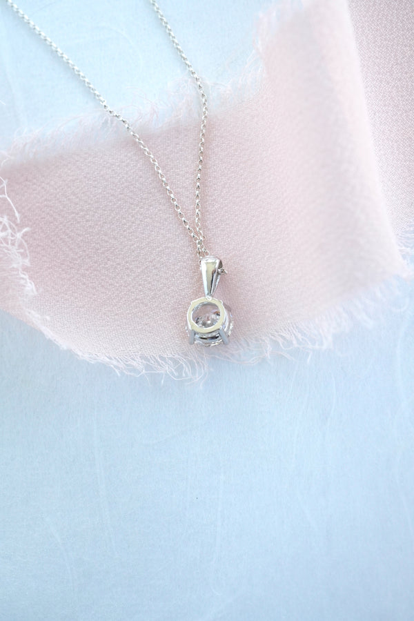Diamond Solitaire Necklace