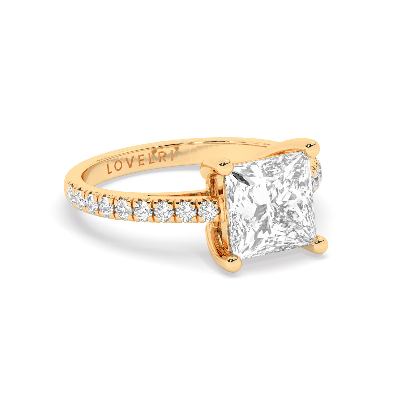Lab Diamond Rings Toronto Geneva Ring Yellow Gold