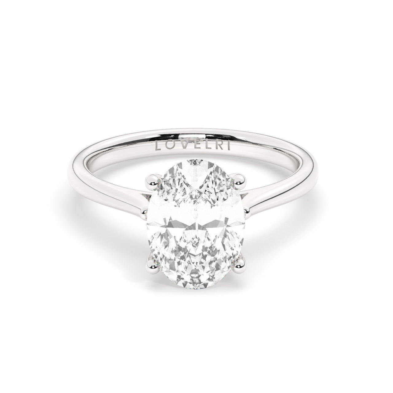 Lab Diamond Ring Toronto Oval Solitaire