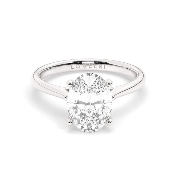 Lab Diamond Ring Toronto Oval Solitaire