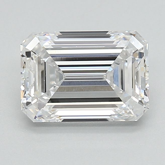 1.53 Carat EMERALD D VVS1 EXCELLENT Lab Diamond
