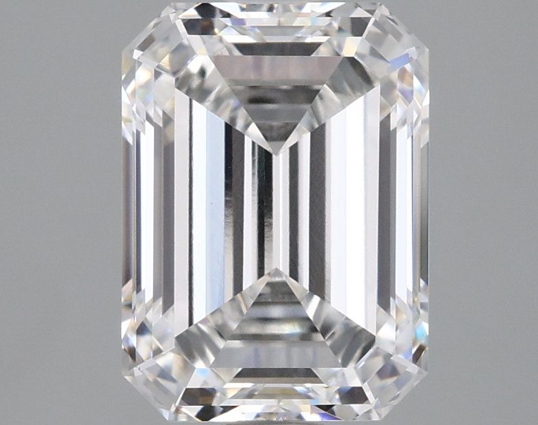 2.59 Carat EMERALD E VVS2 EXCELLENT Lab Diamond