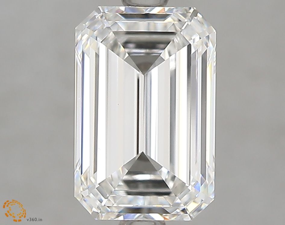 2.51 Carat EMERALD F VVS2 EXCELLENT Lab Diamond