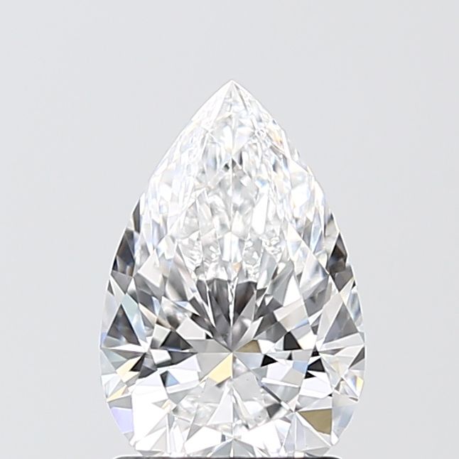 1.55 Carat PEAR D VVS2 EXCELLENT Lab Diamond