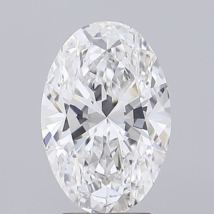 2.96 Carat OVAL E VVS2 EXCELLENT Lab Diamond