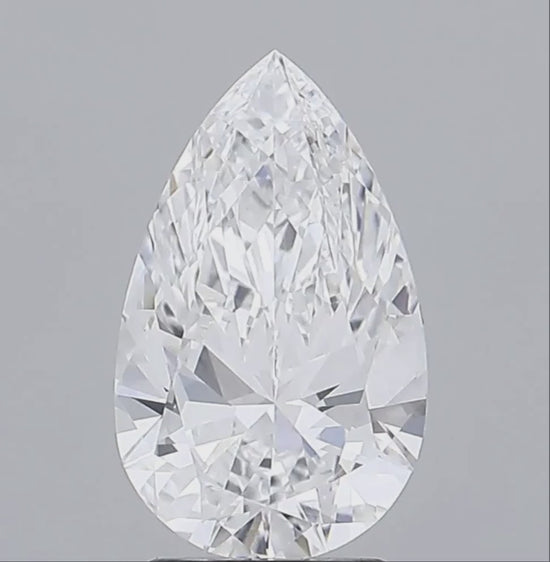 Pear Cut Lab Diamond