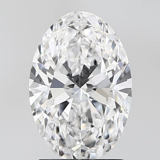 2.06 Carat OVAL D VVS2 EXCELLENT Lab Diamond