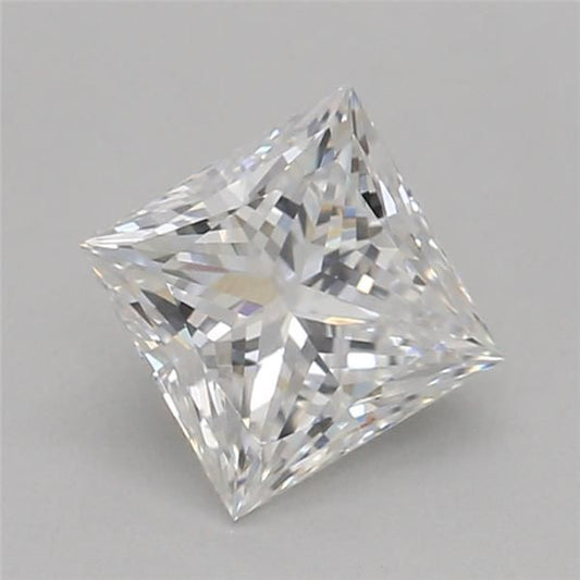 0.53 Carat PRINCESS E VVS2 EXCELLENT Lab Diamond