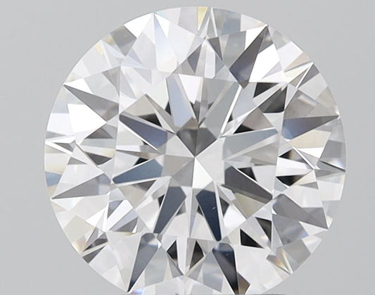 2.57 Carat ROUND E VVS2 IDEAL Lab Diamond
