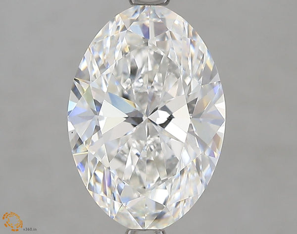3 Carat OVAL F VS1 EXCELLENT Lab Diamond