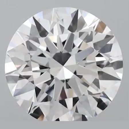 0.68 Carat ROUND D VVS1 IDEAL Lab Diamond
