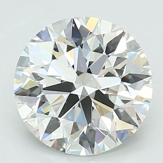 1.57 Carat ROUND F VVS2 IDEAL Lab Diamond