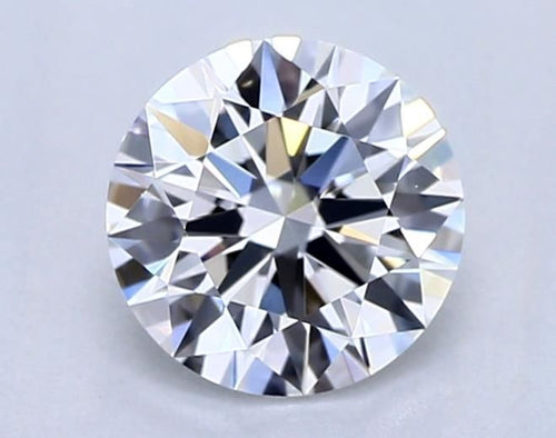 0.58 Carat ROUND D VVS2 IDEAL Lab Diamond