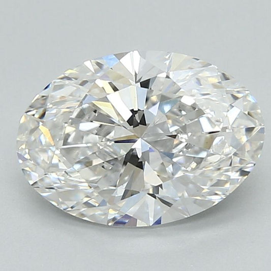 2.36 Carat OVAL E VVS2 EXCELLENT Lab Diamond