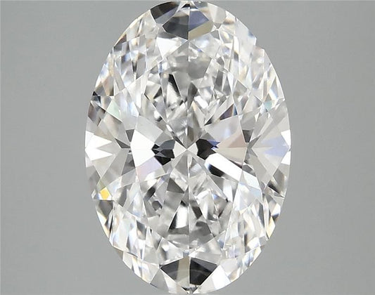 2.83 Carat OVAL D VVS2 EXCELLENT Lab Diamond