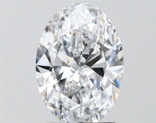 2.51 Carat OVAL D VVS2 EXCELLENT Lab Diamond