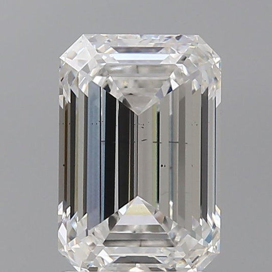 2.5 Carat EMERALD E VS2 EXCELLENT Lab Diamond