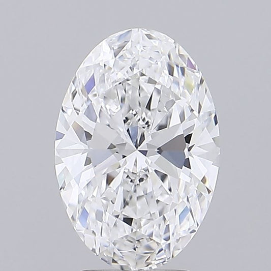 3 Carat OVAL D VVS1 EXCELLENT Lab Diamond