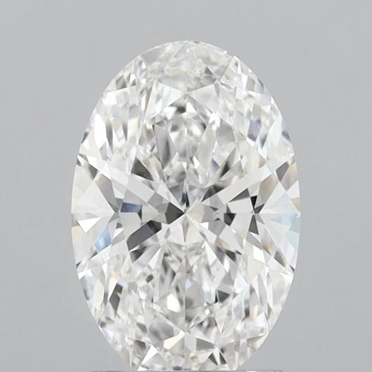 2.04 Carat OVAL E VVS2 EXCELLENT Lab Diamond
