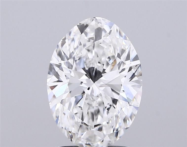 2.51 Carat OVAL E VVS2 EXCELLENT Lab Diamond