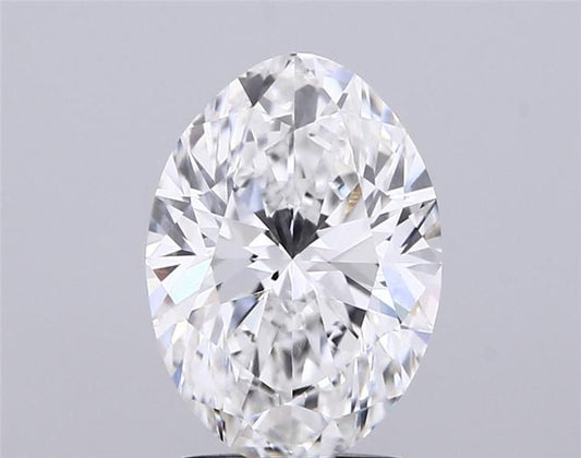 2.51 Carat OVAL E VVS2 EXCELLENT Lab Diamond
