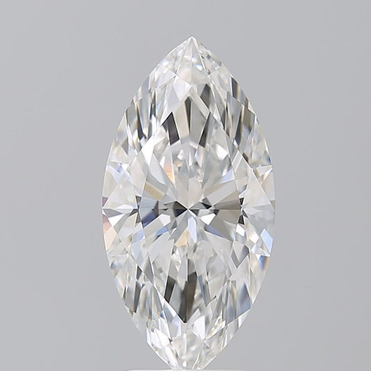 3.06 Carat MARQUISE F VVS2 IDEAL Lab Diamond