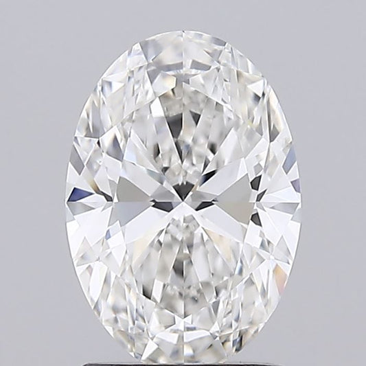 1.51 Carat OVAL F IF EXCELLENT Lab Diamond