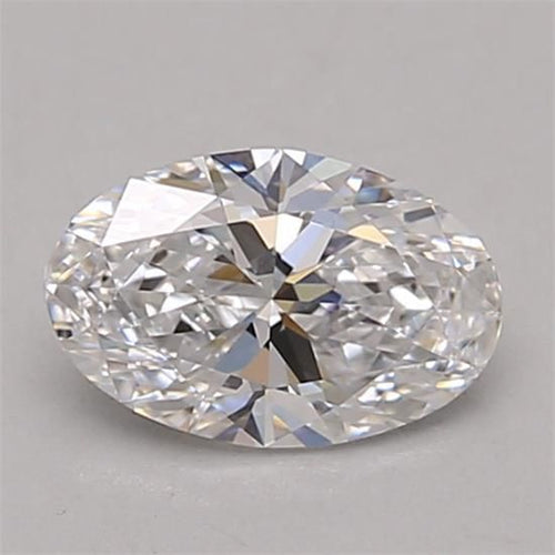 0.66 Carat OVAL D VVS2 EXCELLENT Lab Diamond