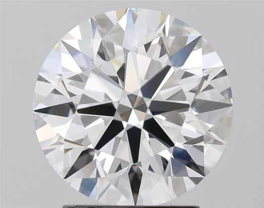 2.46 Carat ROUND E VVS2 IDEAL Lab Diamond