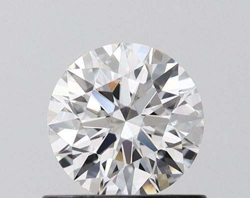 0.66 Carat ROUND D VVS2 IDEAL Lab Diamond