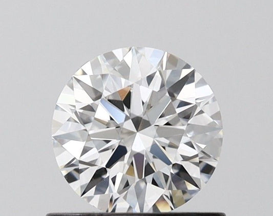 0.66 Carat ROUND D VVS2 IDEAL Lab Diamond
