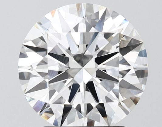2.51 Carat ROUND E VVS2 IDEAL Lab Diamond