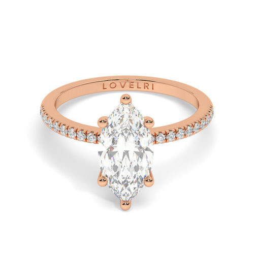 Budapest Ring - Lovelri Lab Diamonds & Moissanite Engagement Rings