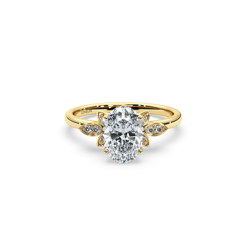 Nara Ring - Lovelri Lab Diamond & Moissanite Engagement Rings