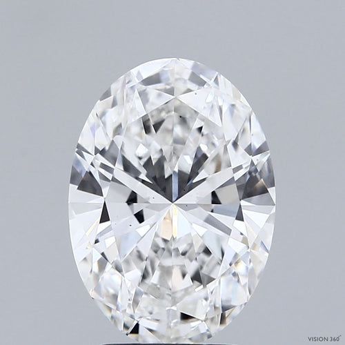 3 Carat OVAL F VS2 EXCELLENT Lab Diamond