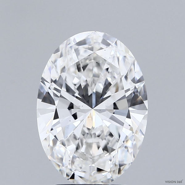 3 Carat OVAL F VS2 EXCELLENT Lab Diamond