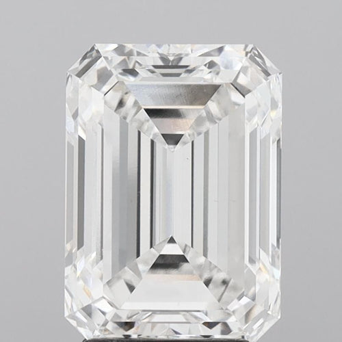 4.15 Carat EMERALD F VVS2 EXCELLENT Lab Diamond