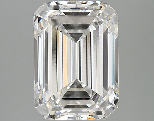 3.07 Carat EMERALD E VVS2 EXCELLENT Lab Diamond