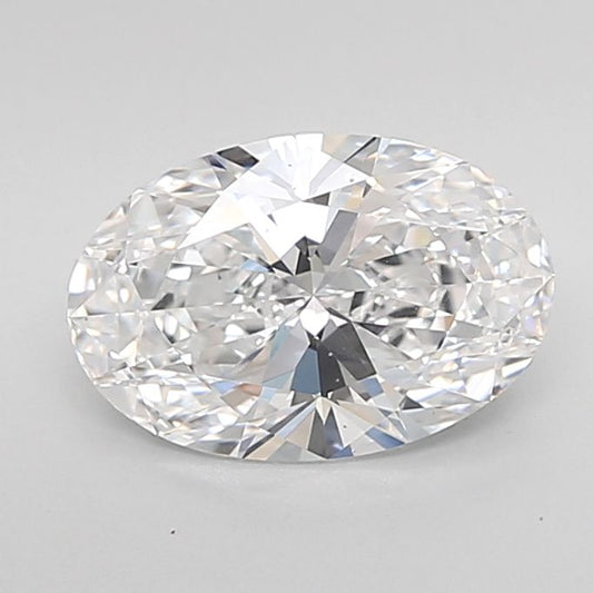 2 Carat OVAL D VVS1 EXCELLENT Lab Diamond