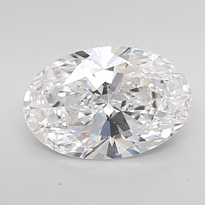 2 Carat OVAL D VVS1 EXCELLENT Lab Diamond