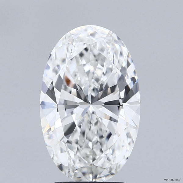 3 Carat OVAL E VVS2 EXCELLENT Lab Diamond