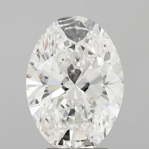 3 Carat OVAL E VVS2 EXCELLENT Lab Diamond
