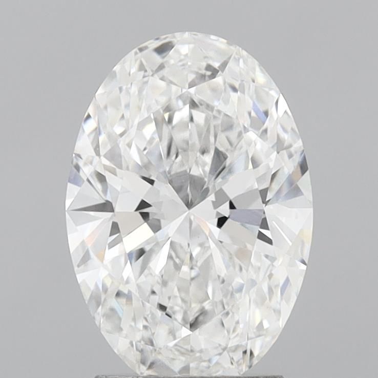 2.58 Carat OVAL E VVS2 EXCELLENT Lab Diamond